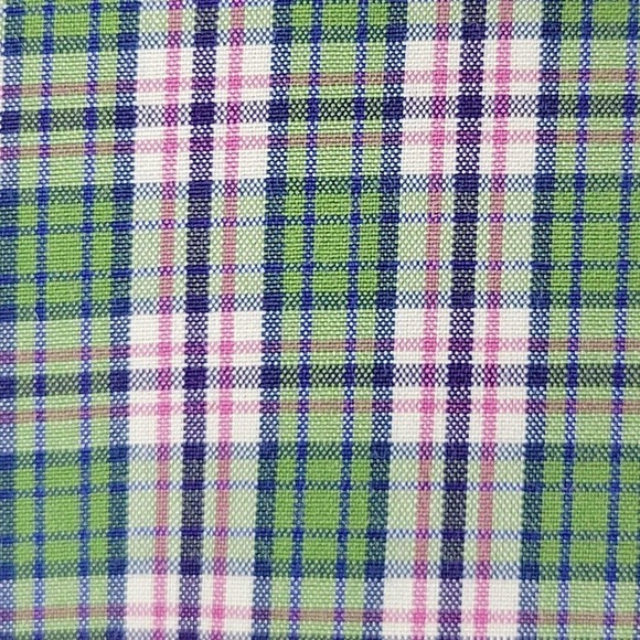 Polo Ralph Lauren Men's Medium Oxford Green Pink Plaid Long Sleeve Button Up - Picture 5 of 8